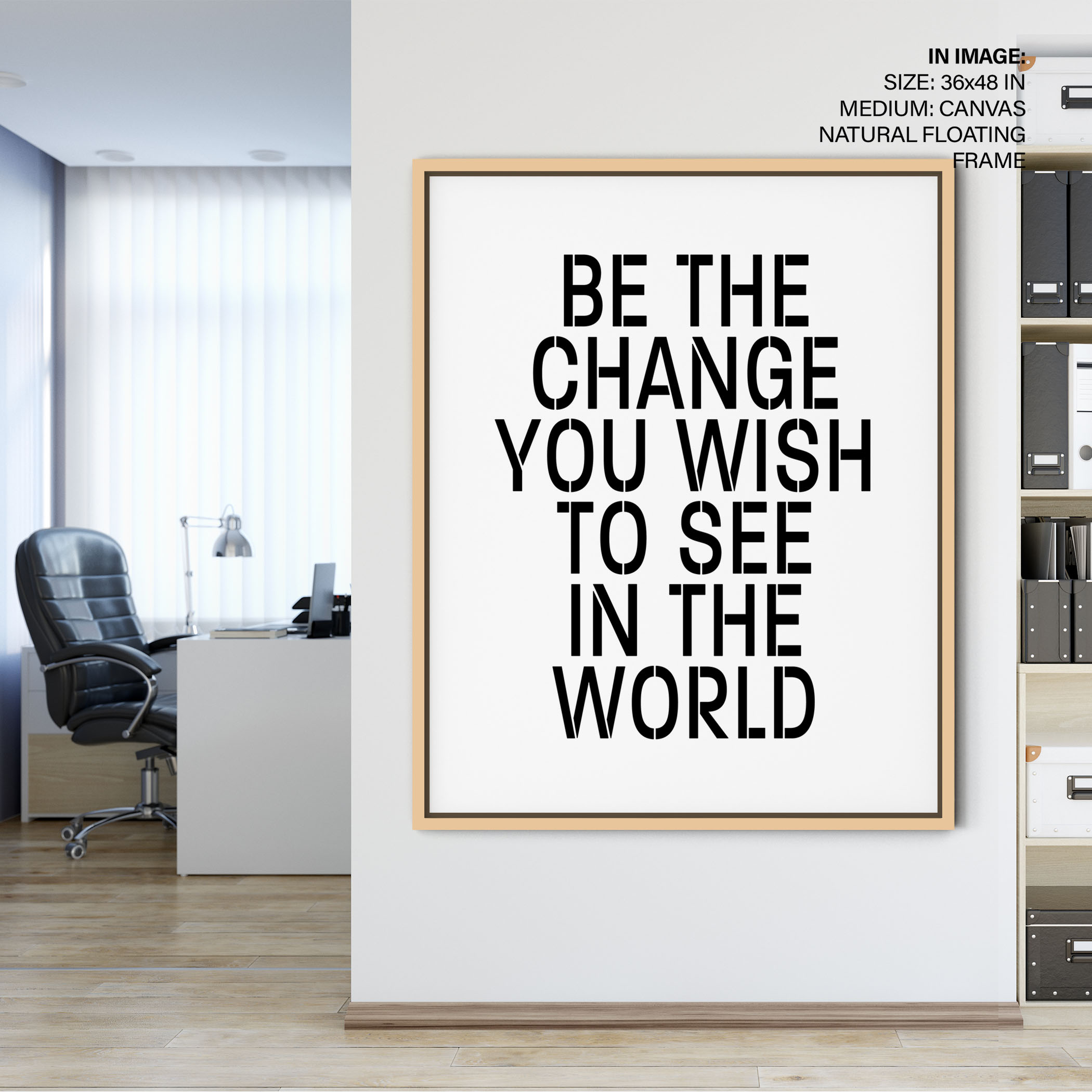 Be the change Wall Art, Hanging Wall Decor, Home Decor BestOfBharat