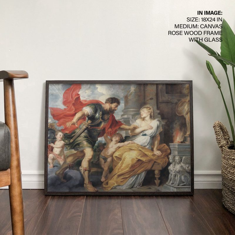 Mars And Rhea Silvia By Peter Paul Rubens 1617 Wall Art Hanging 