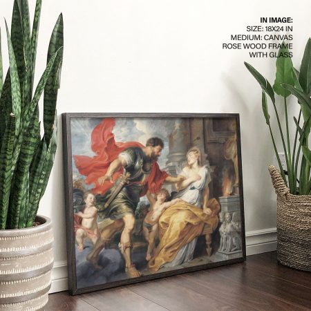 Mars And Rhea Silvia By Peter Paul Rubens 1617 Wall Art Hanging 