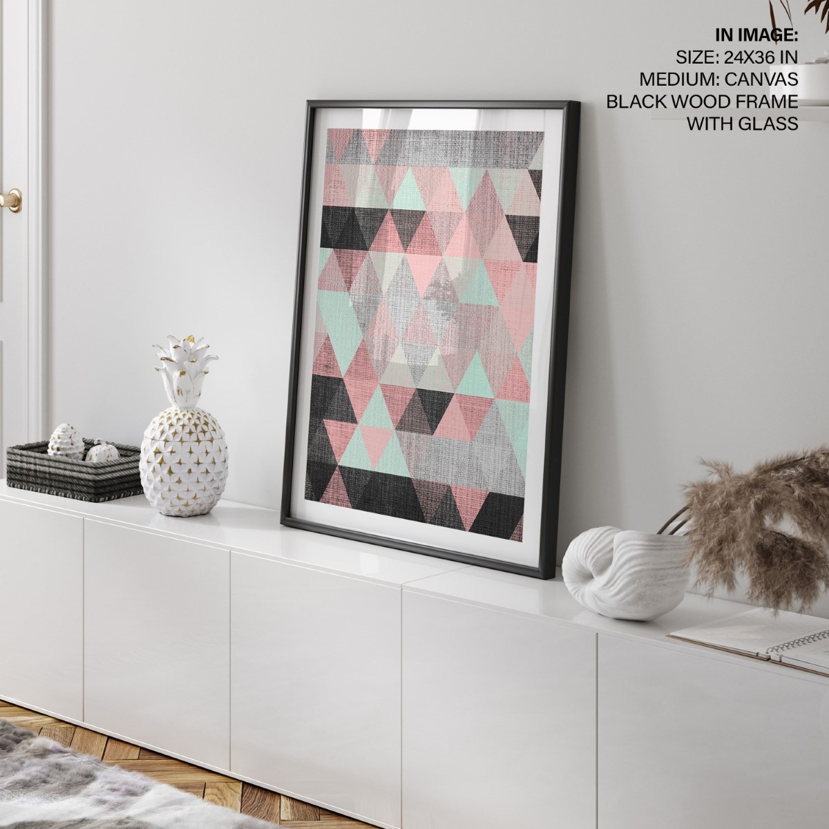 Geometric Print, Scandinavian Wall Art 