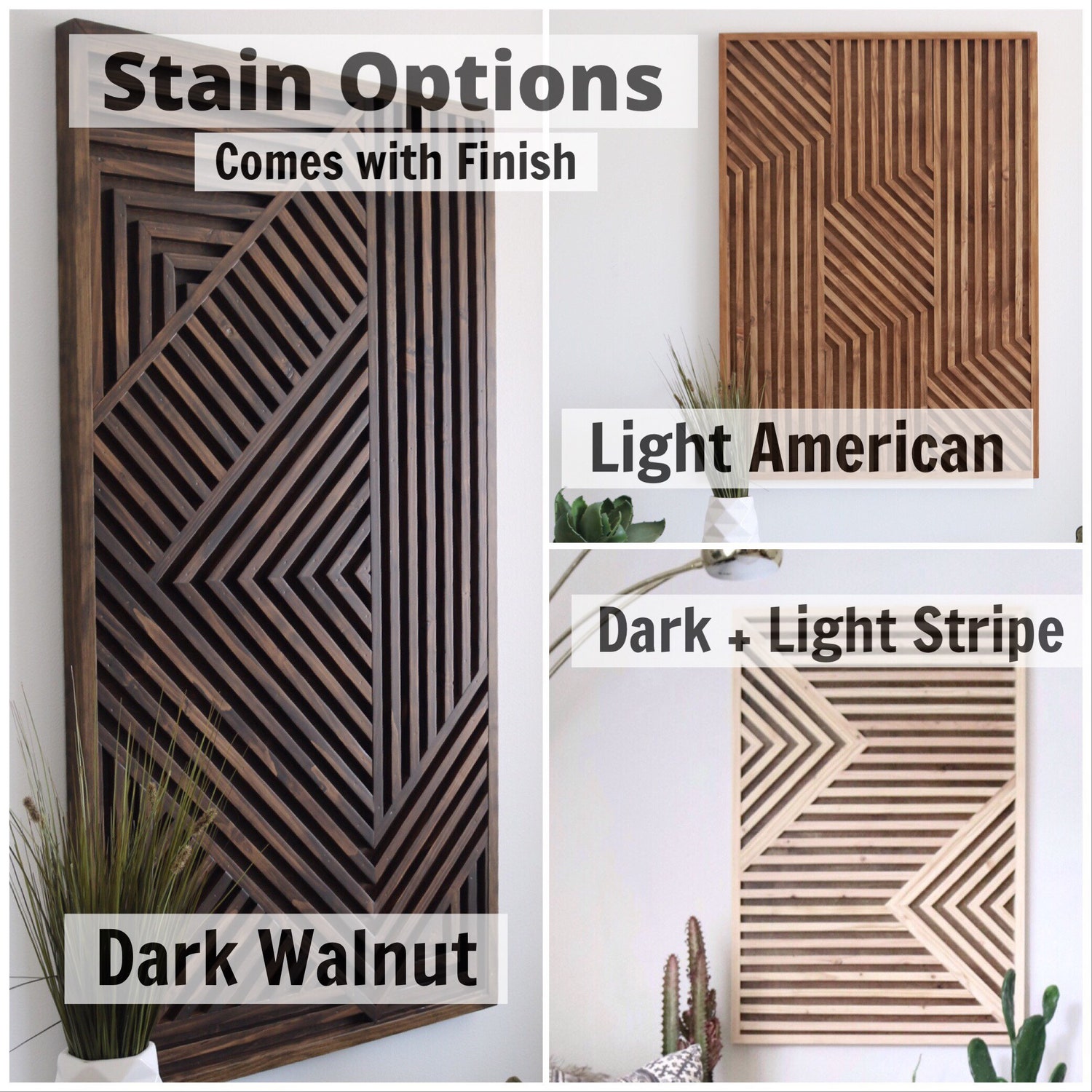 Wooden Art In Geometric Form Wood Wall Art, Wall Sculpture, Modern